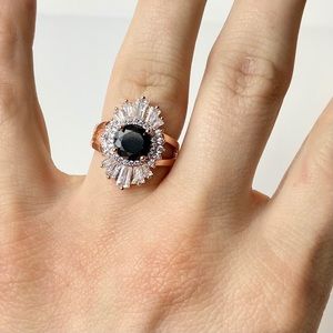 Henri Bendel Gold Art Deco Ring